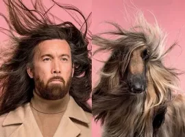 Фотограф делает снимки людей и собак, которые выглядят как двойники - изображение 1