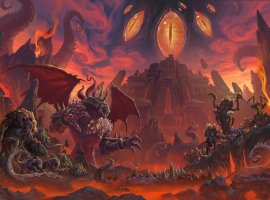 Андуин Ринн отвешивает оплеуху Гневиону в кат-сцене из патча 8.3 для World of Warcraft - изображение 1