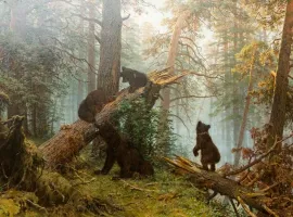 Картину Шишкина и Савицкого «Утро в сосновом лесу» воссоздали в видеоигре - изображение 1
