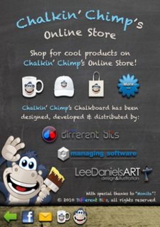 Chalkin' Chimp