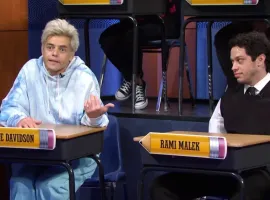 Рами Малек пошутил о своих глазах в новом выпуске Saturday Night Live - изображение 1