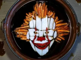 Художница сделала портреты монстров из ужасов из обычной еды - изображение 1
