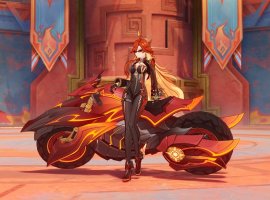 Модель снялась в ярком образе Мавуики из Genshin Impact - изображение 1