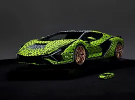 Lamborghini воссоздали из кубиков LEGO в полном размере - изображение 1