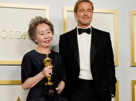 Самый яркий момент «Оскара»: встреча Брэда Питта и Юн Ё Чжон - изображение 1