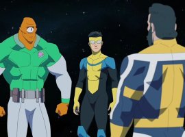 В новом трейлере Марка Грейсона из «Неуязвимого» представили в сине-черном костюме - изображение 1