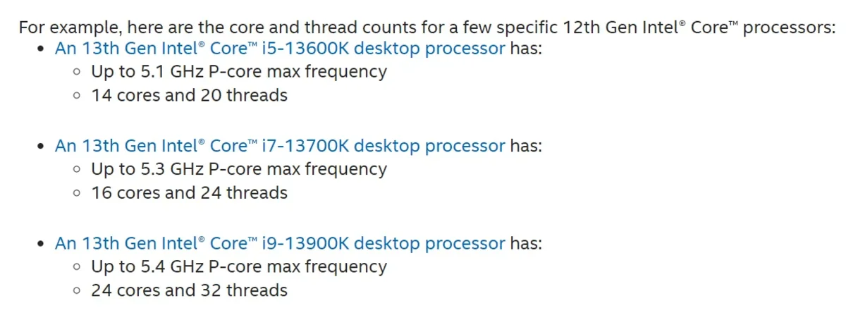 Intel случайно опубликовала характеристики новых процессоров Raptor Lake - фото 1