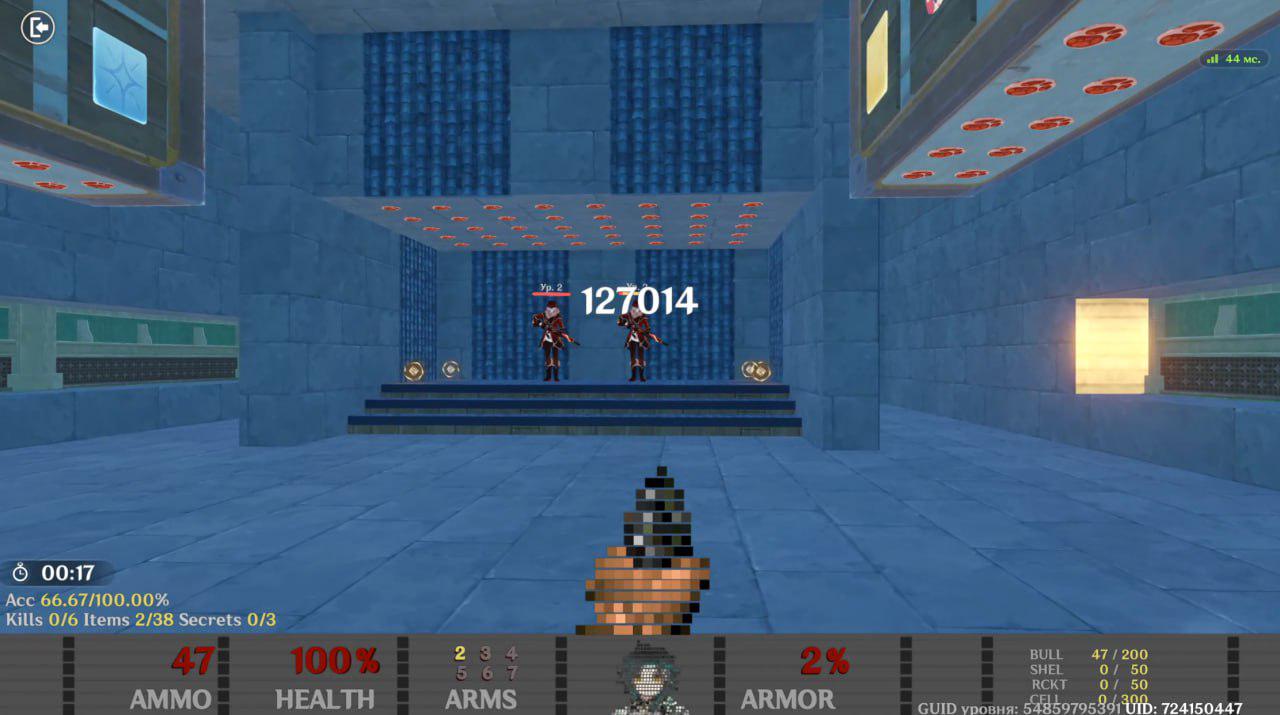 Дожили: игроки смогли воссоздать Doom в Genshin Impact - фото 1