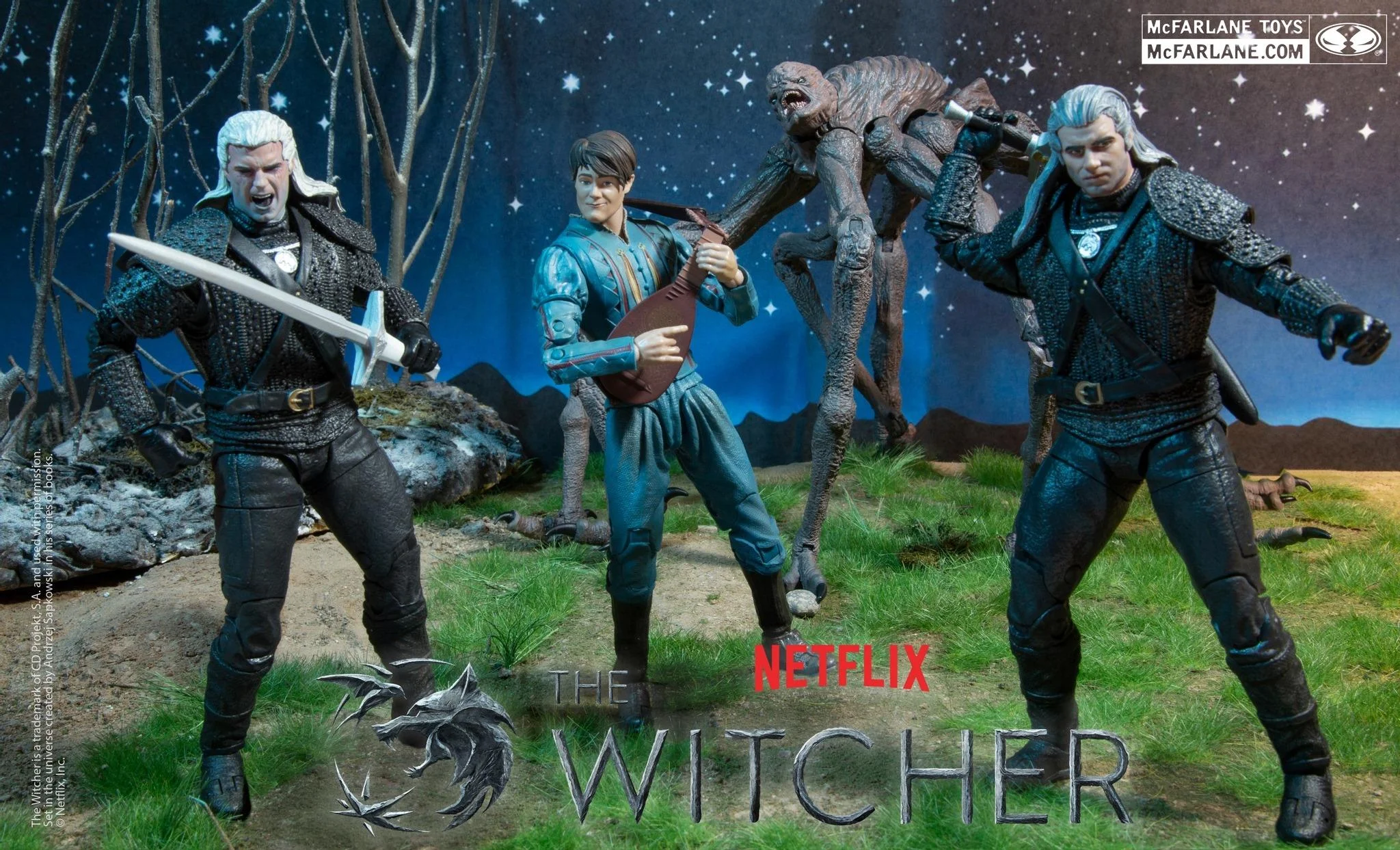 McFarlane Toys выпустила фигурки героев сериала «Ведьмак» от Netflix - фото 1