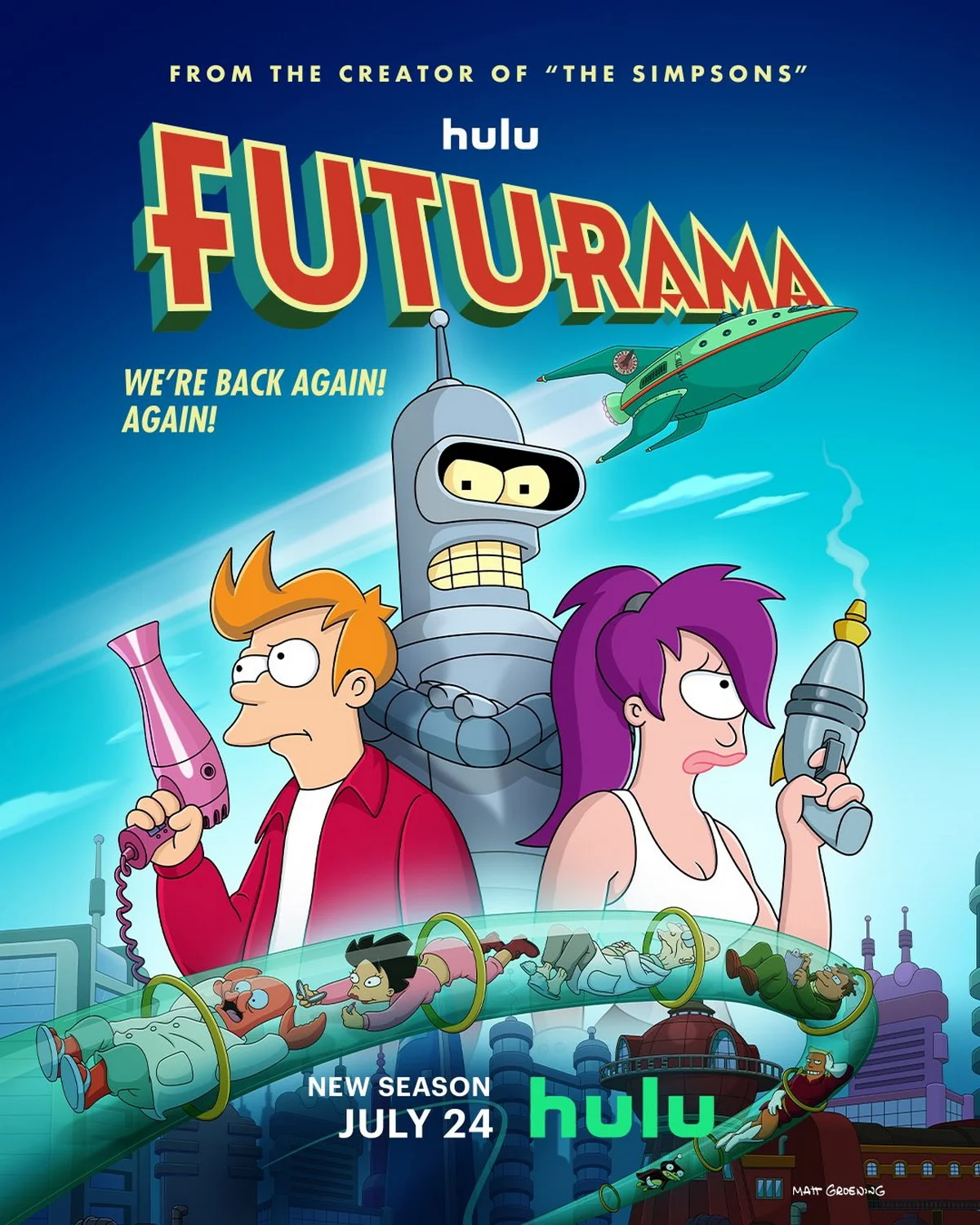 Сервис Hulu выпустил трейлер нового сезона «Футурамы» - фото 1