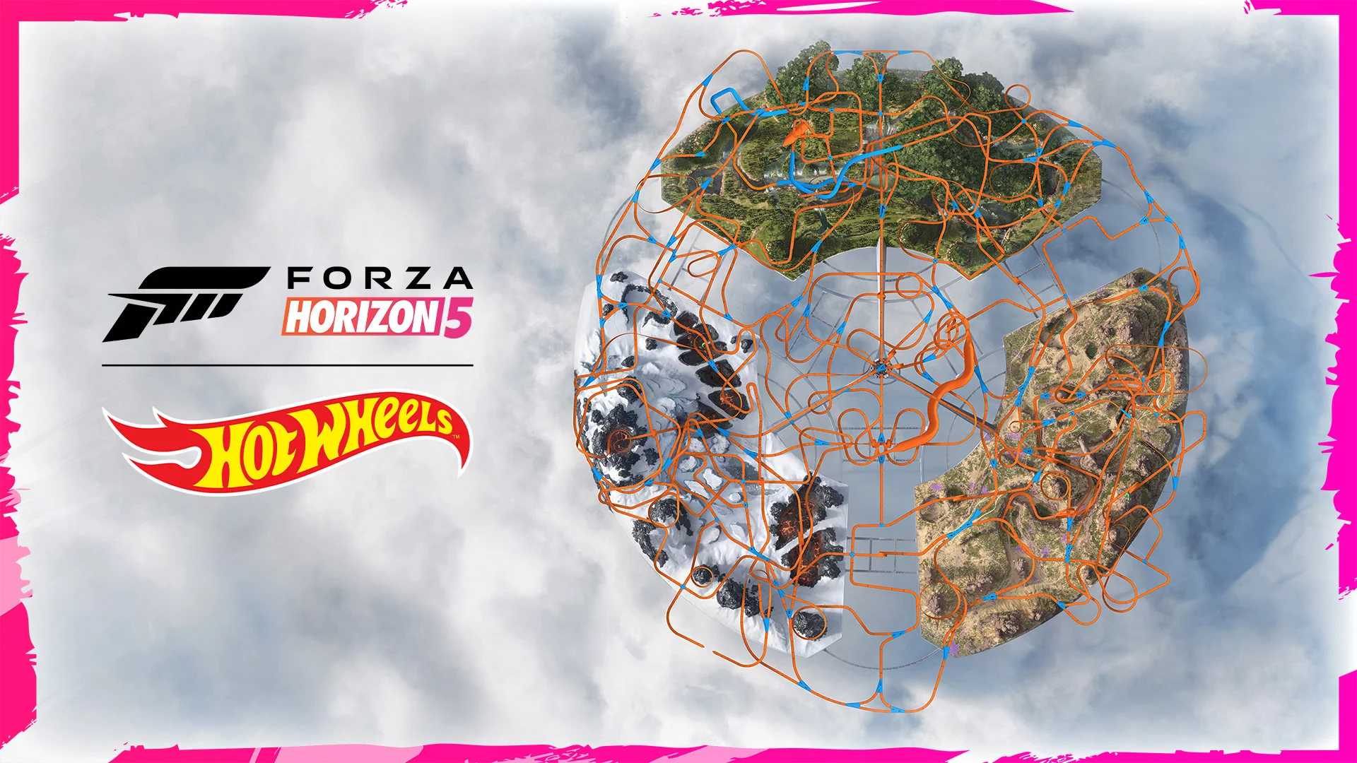 Создатели Forza Horizon 5 показали огромную карту дополнения Hot Wheels - фото 1