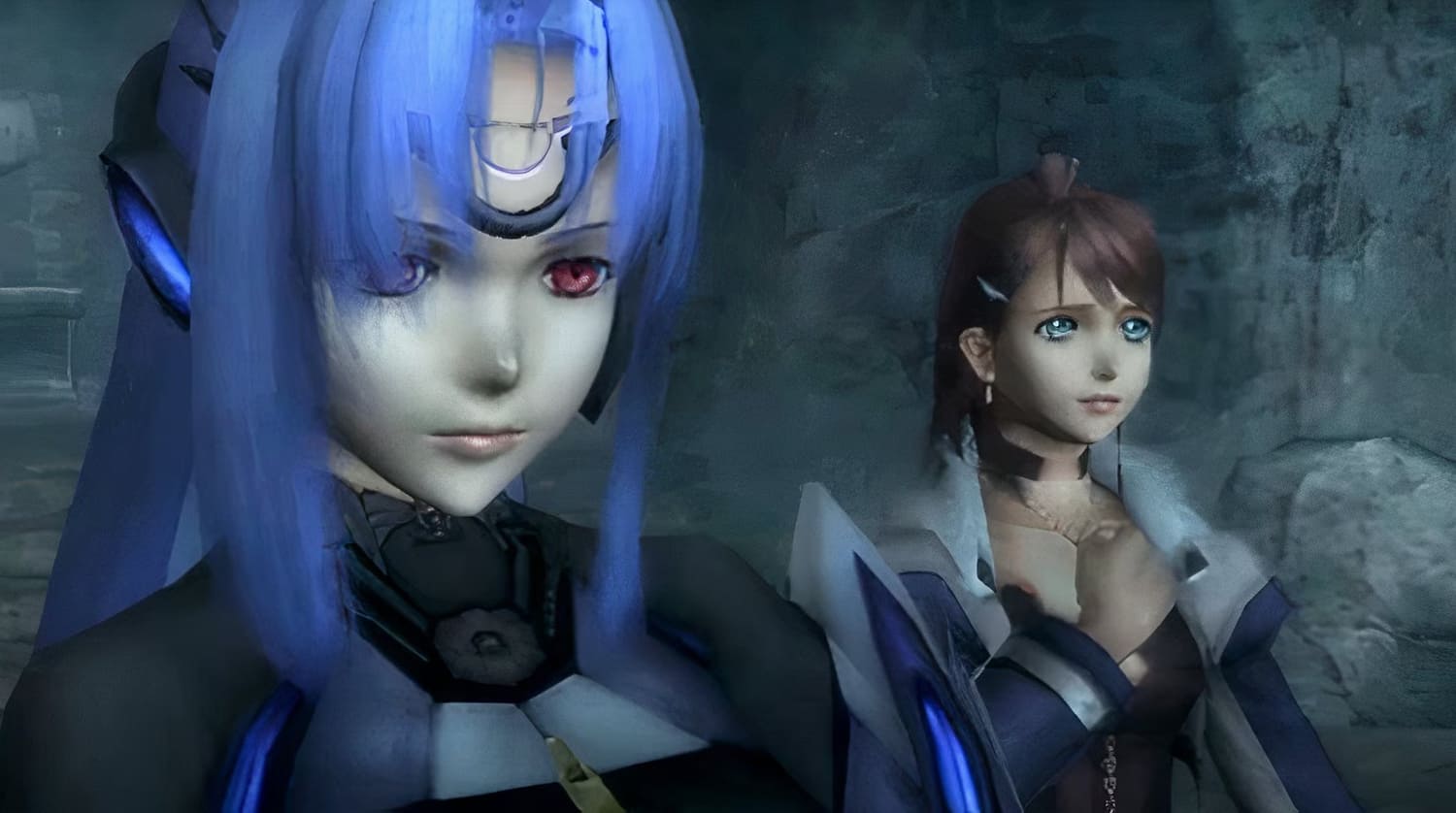 Финальная сцена оставляет судьбу главной героини, андроида KOS-MOS, открытой, намекая на возможное продолжение, которое так и не состоялось
Источник: Namco Bandai