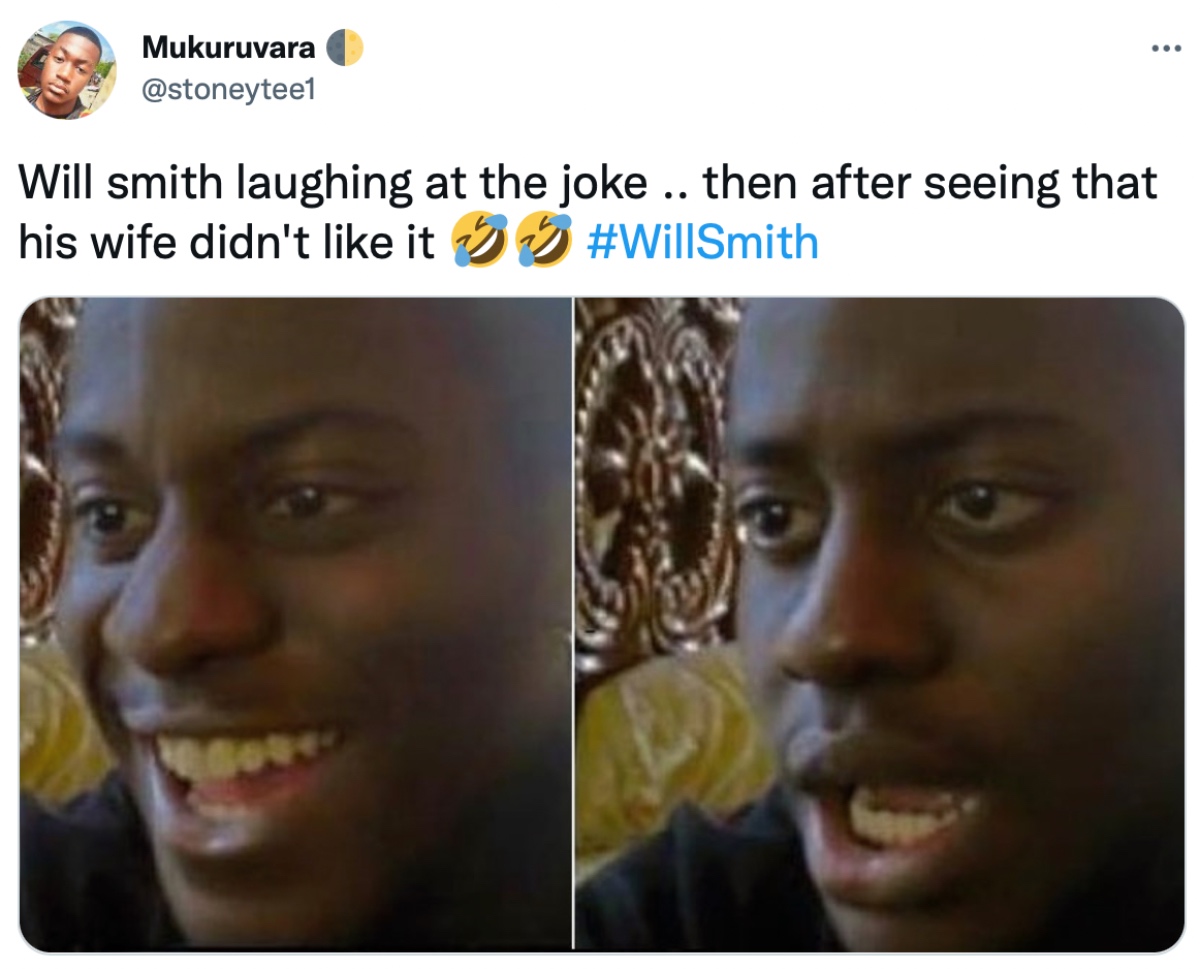 Пощечину Уилла Смита Крису Року превратили в сцену из «Симпсонов» и другие мемы - фото 2
