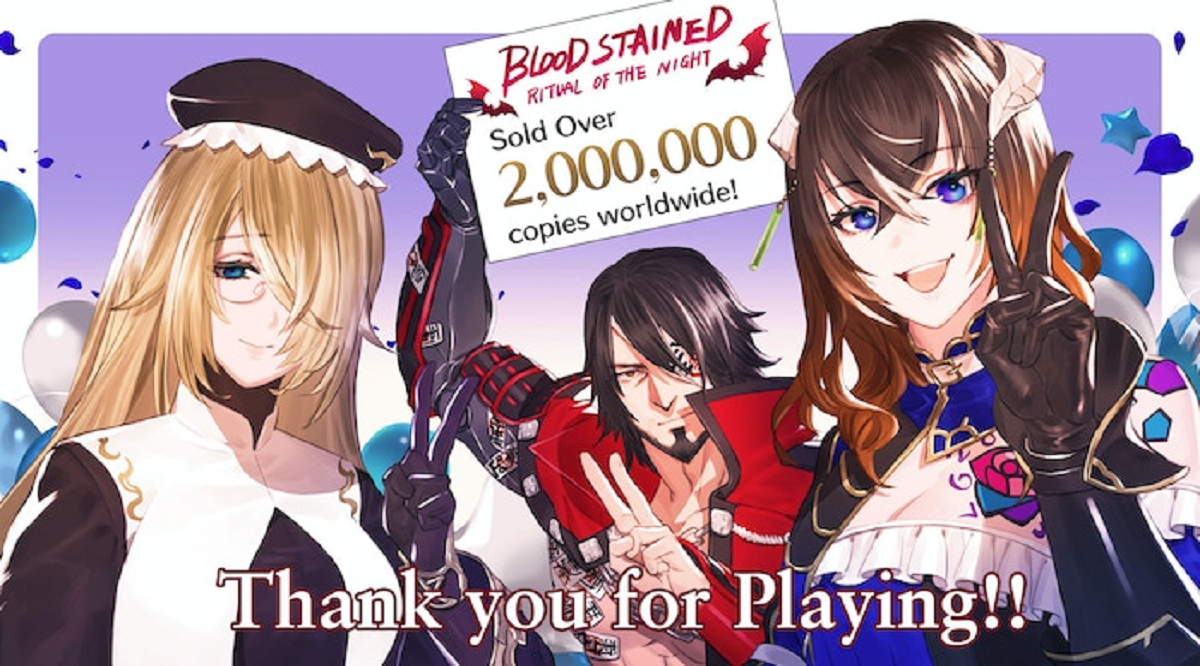 Авторы Bloodstained Ritual of the Night продали больше 2 млн копий игры - изображение 1 Авторы Bloodstained Ritual of the Night продали больше 2 млн копий игры - фото 1