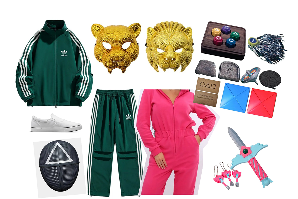 Элементы костюмов из «Игры в кальмара»
Источник: Getty Images