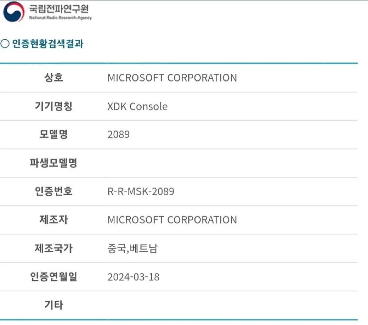 Новый девкит Xbox прошёл через сертификацию в Южной Корее - фото 1