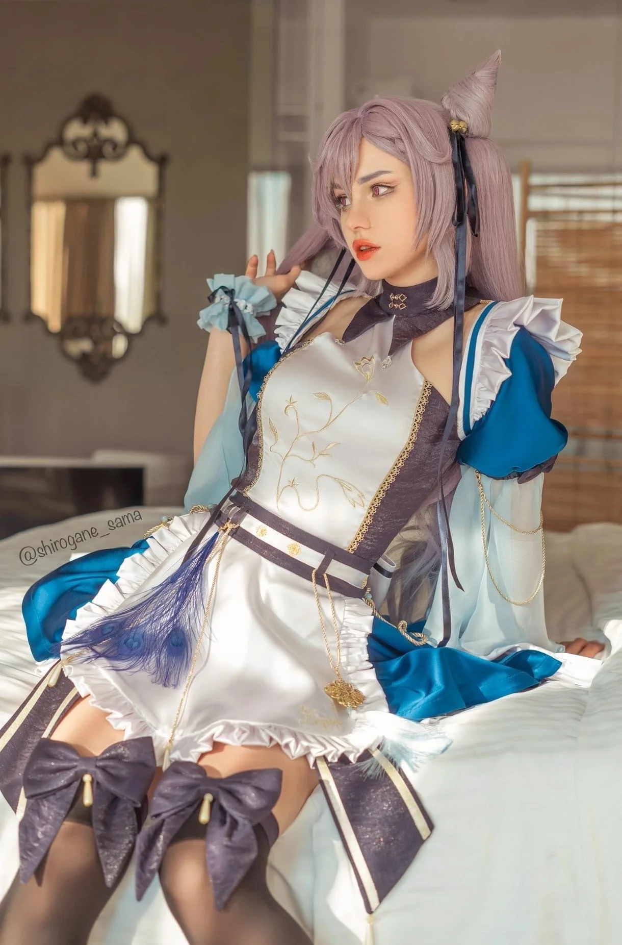 Keqing cosplay. КЭ Цин косплей. Саша Холланд косплей Геншин Импакт. КЭ Цин Геншин. КЭ Цин косплей 18.