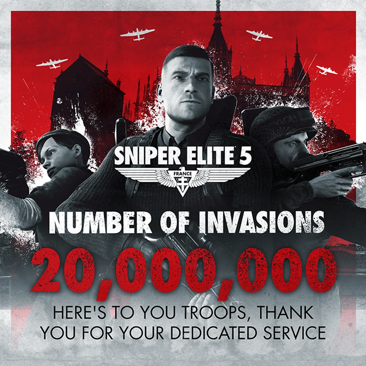 Игроки убили почти 5 миллиардов солдат и около 2 млн Гитлеров в Sniper Elite 5 - фото 1