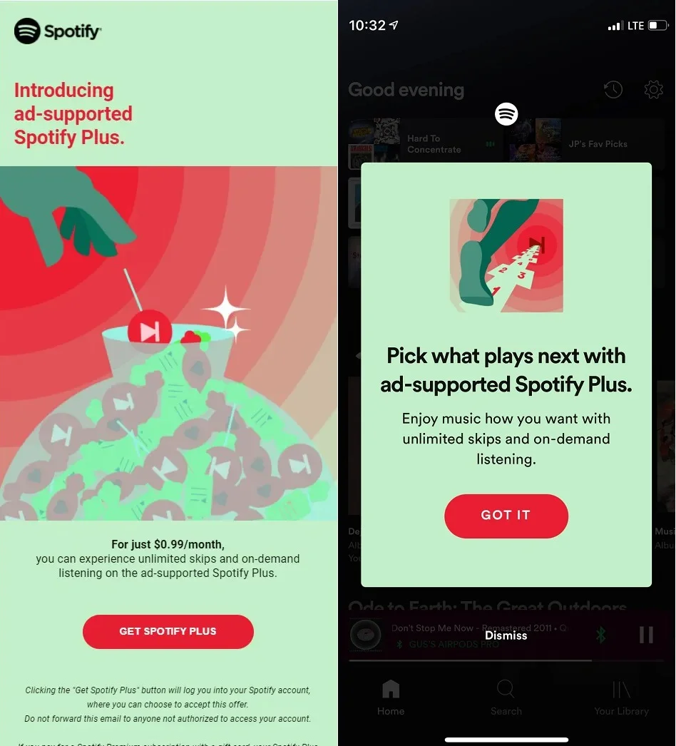 Spotify тестирует новую подписку за 70 рублей в месяц: без ограничений, но с рекламой - фото 1