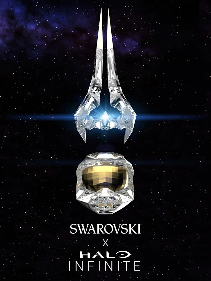 Swarovski и Microsoft представили лимитированную коллекцию хрусталя по Halo: Infinite - фото 1