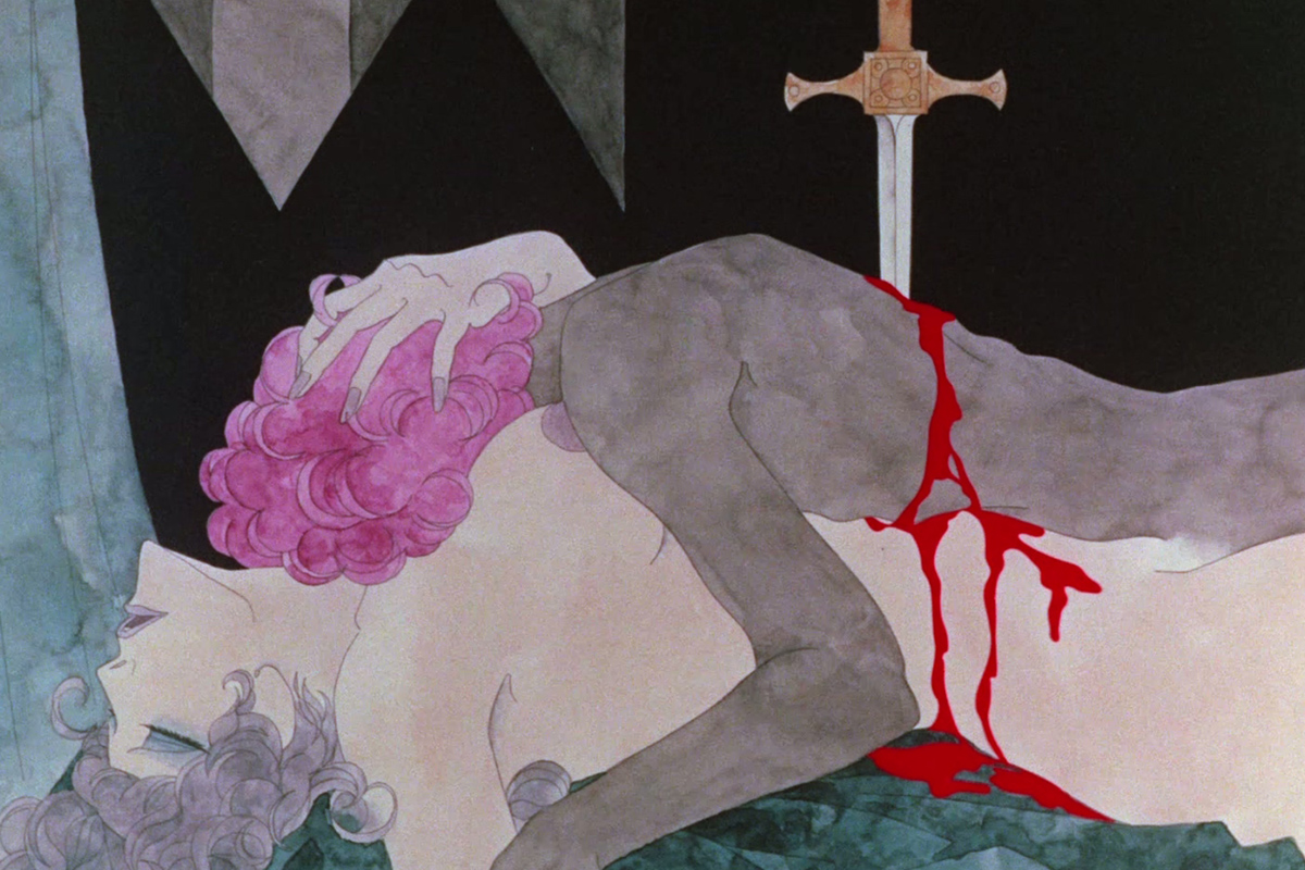 Фильм стал экспериментальным проектом студии Mushi Production после смерти Осаму Тэдзуки и отличается радикальным визуальным стилем, не похожим на обычное аниме того времени
Источник: Mushi Production