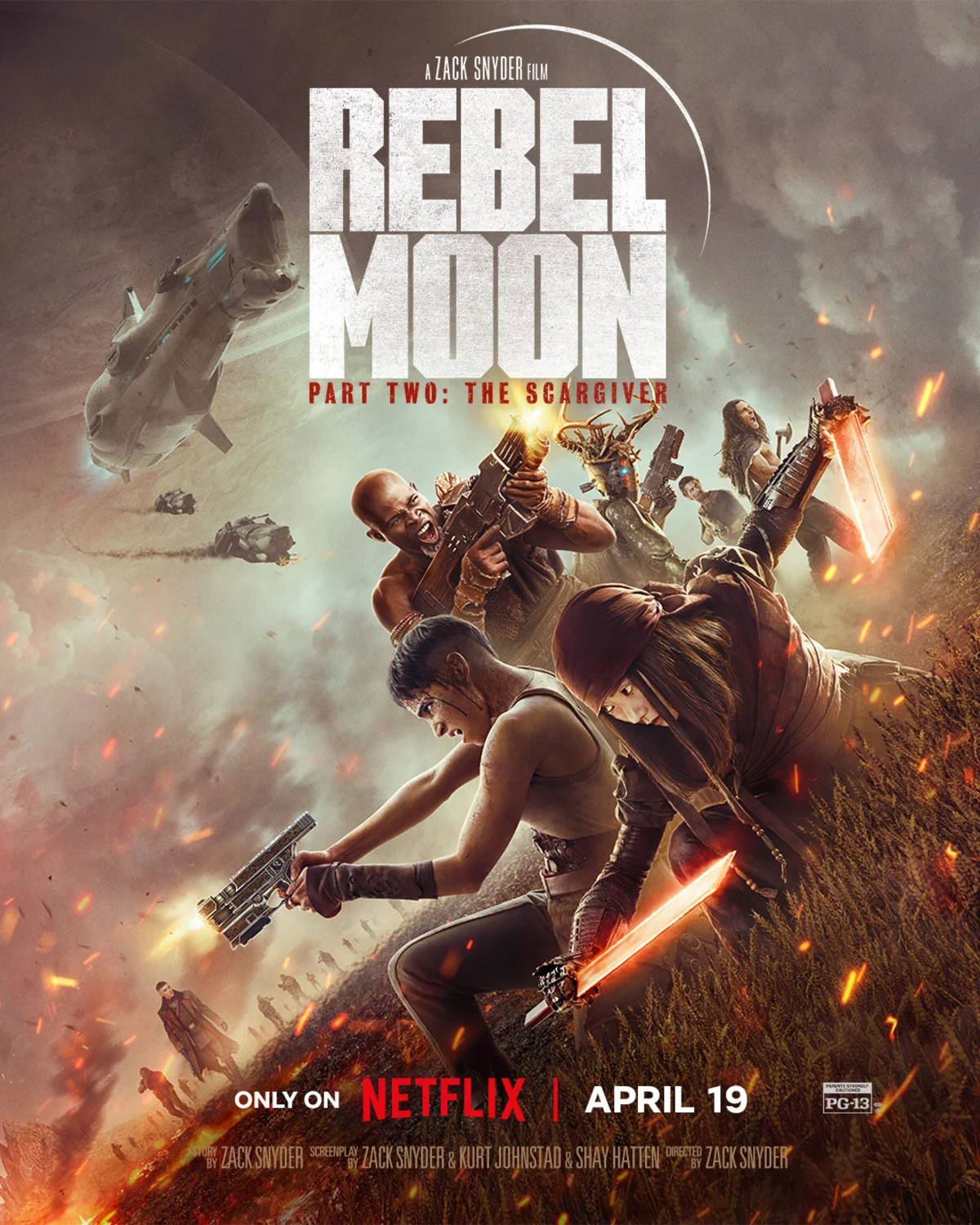 Netflix опубликовал первый постер второй «Мятежной Луны» Зака Снайдера - фото 1