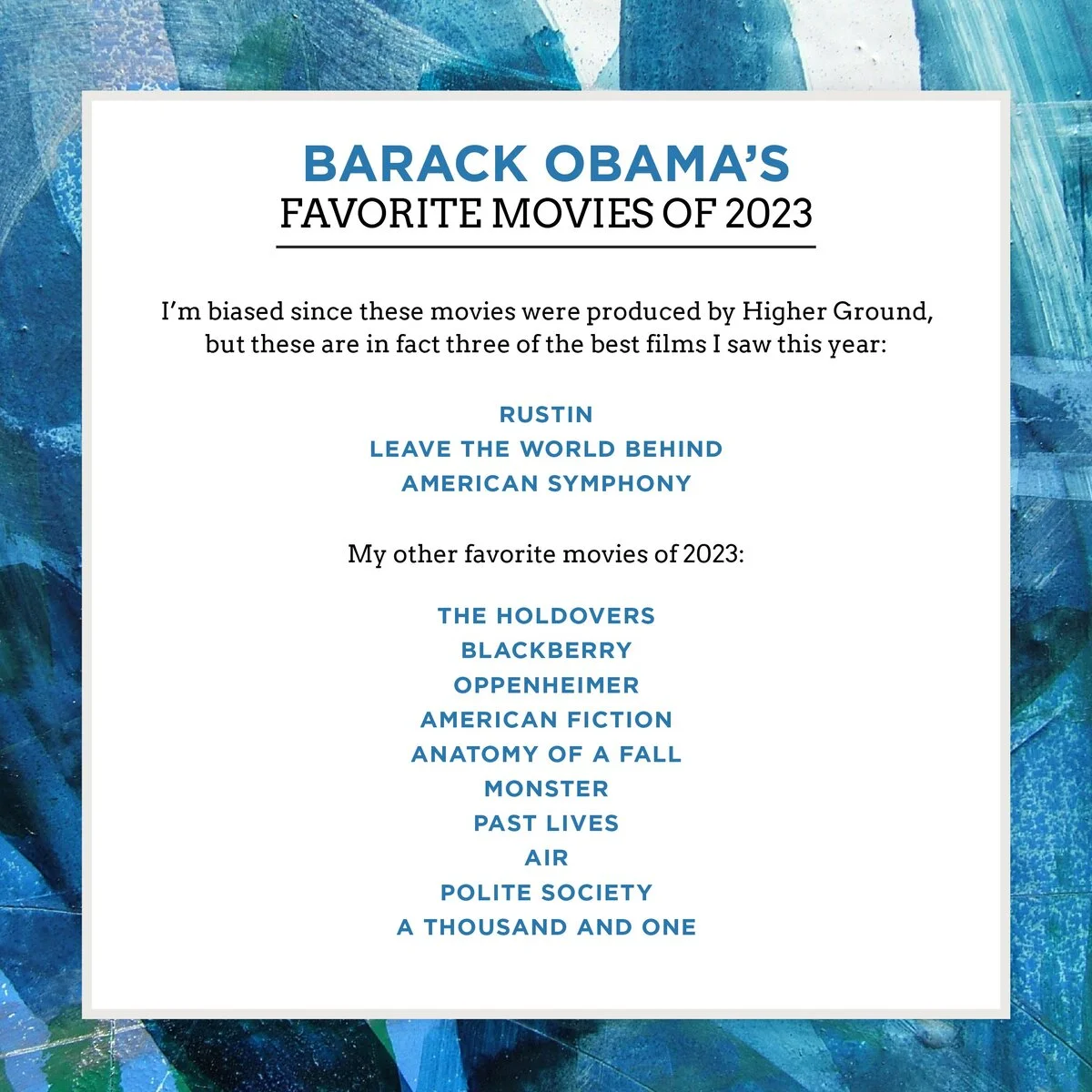 Барак Обама включил «Оппенгеймера» в список любимых фильмов за 2023 год - фото 2