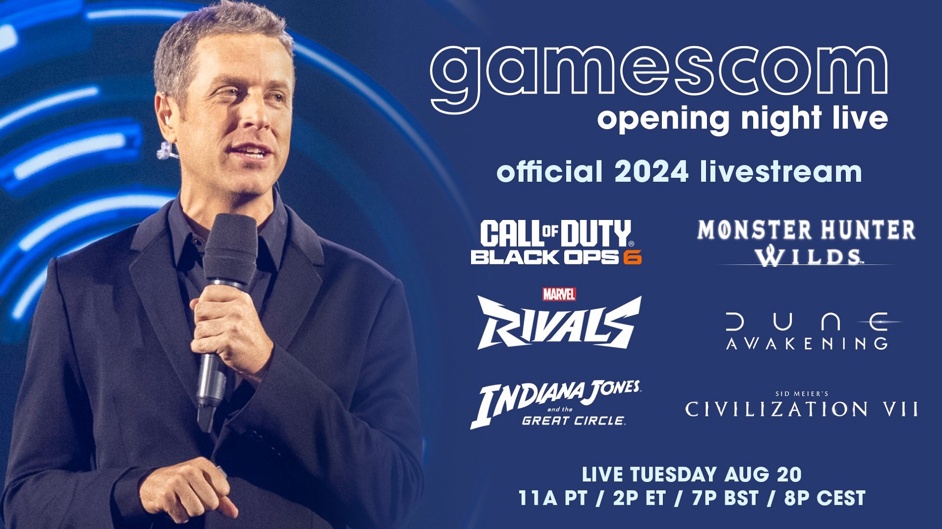 Церемония открытия gamescom 2024 с Джеффом Кили порадует анонсами новых игр - изображение 1 Церемония открытия gamescom 2024 с Джеффом Кили порадует анонсами новых игр - фото 1