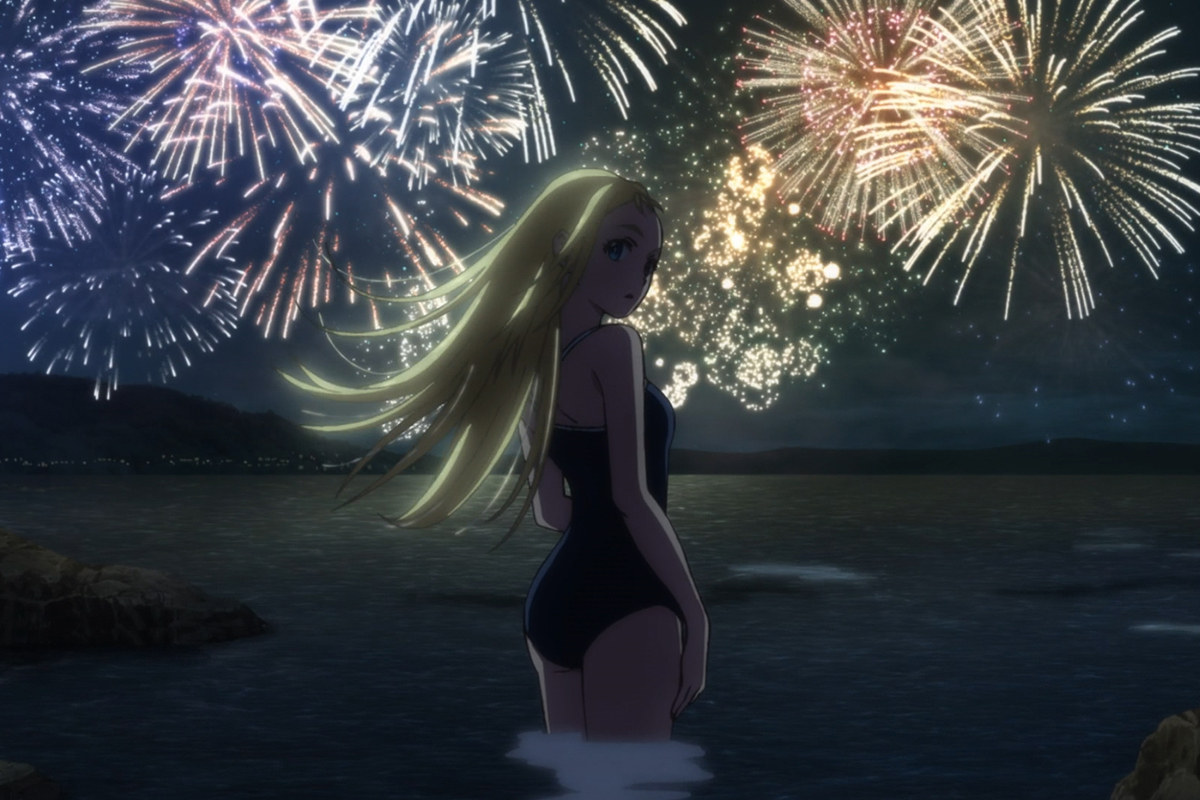 Кадр из аниме «Летнее время» (Summertime Render)
Источник: OLM