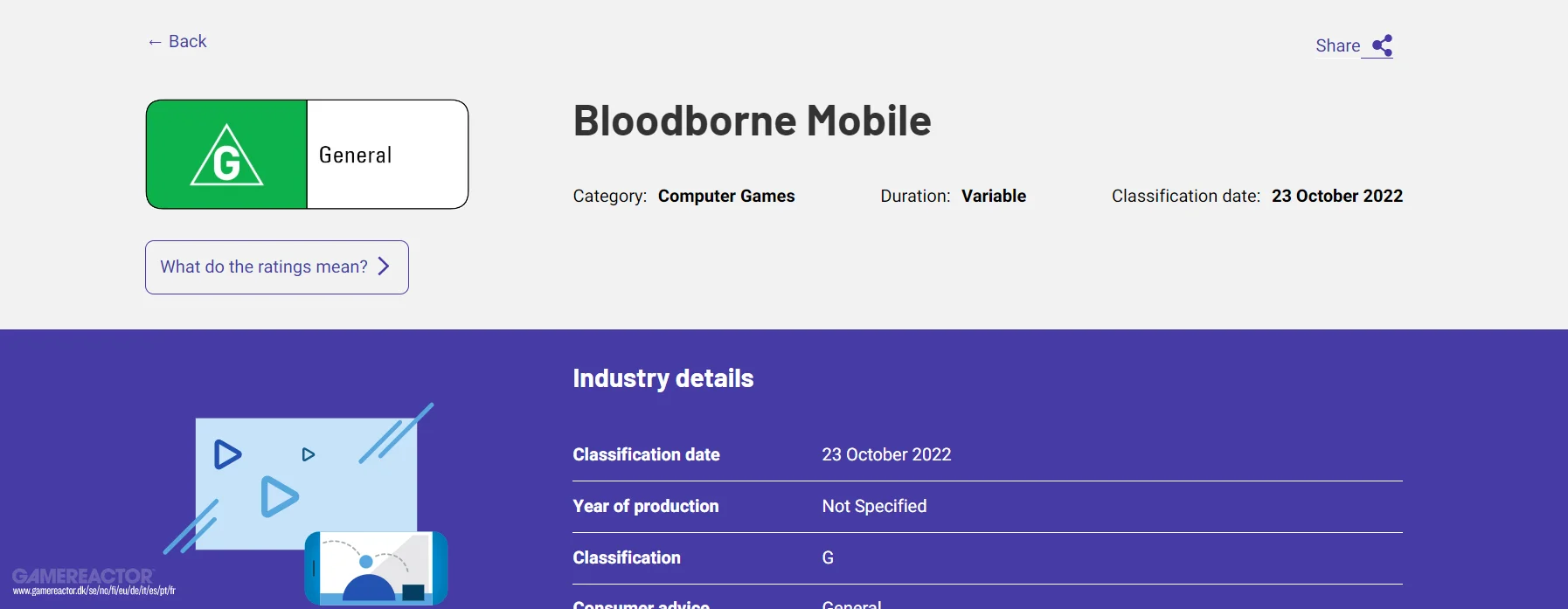 Предположительно фейковая Bloodborne Mobile получила рейтинг в Австралии - фото 1