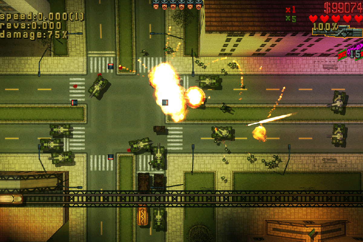 Вводное видео к GTA II является нарезкой из восьмиминутного короткометражного фильма, снятого в 1999 году для повышения популярности игры

Источник: Rockstar Games