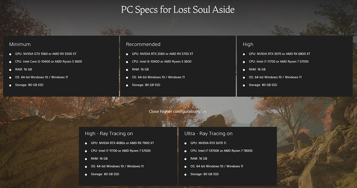 Появились системные требования экшена Lost Soul Aside - фото 1