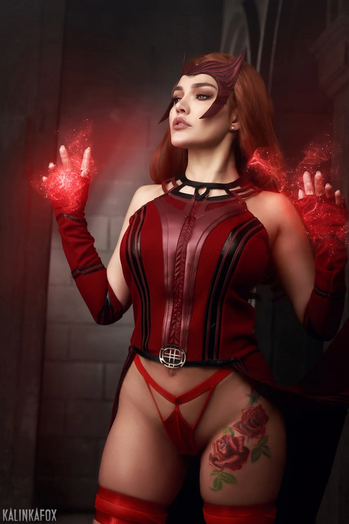 Scarlet witch tickle