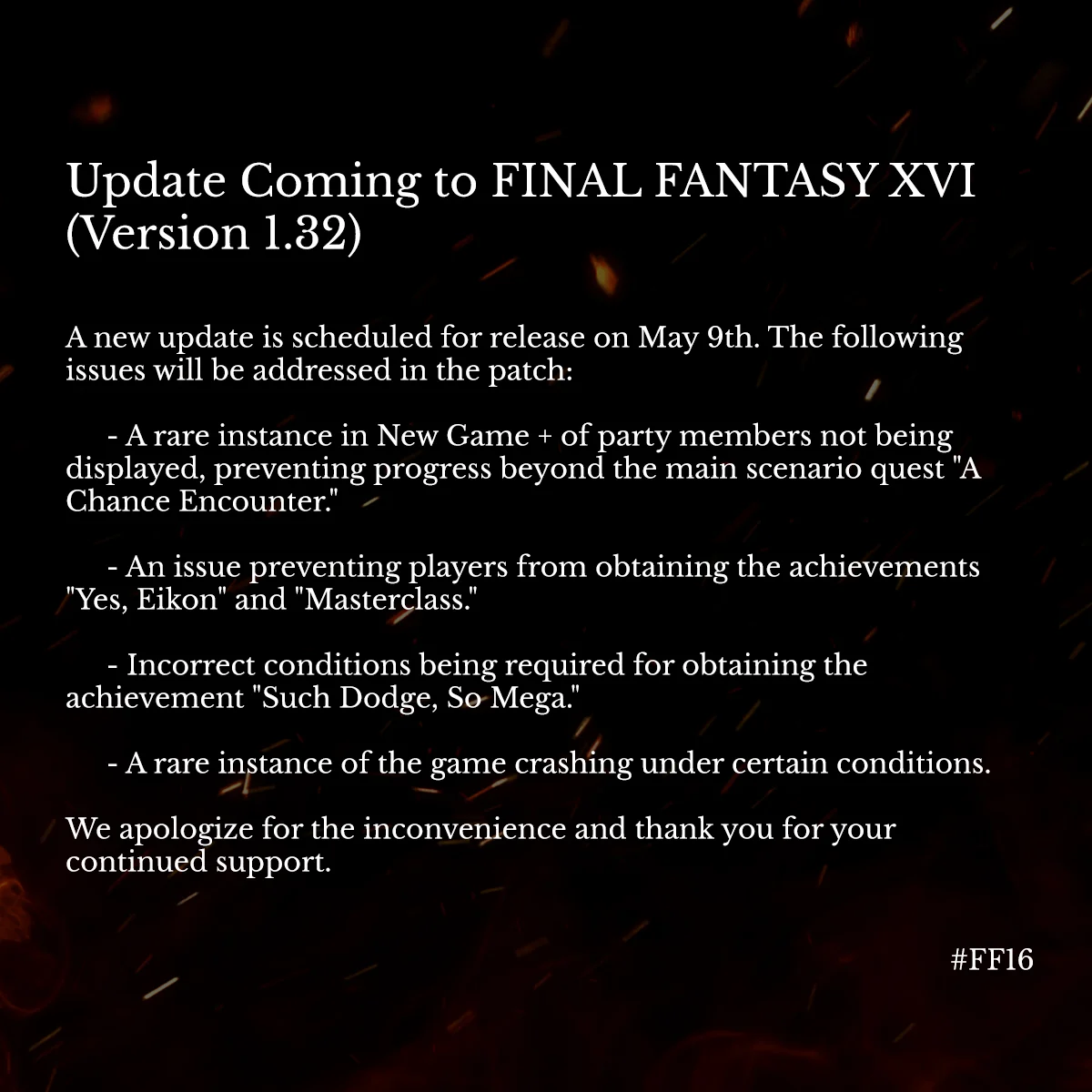Final Fantasy 16 получит новый патч в мае - фото 1
