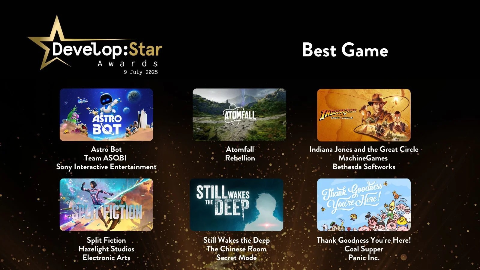 Indiana Jones and the Great Circle претендует на шесть наград на Develop: Star Awards 2025 - изображение 2 Indiana Jones and the Great Circle претендует на шесть наград на Develop: Star Awards 2025 - фото 2