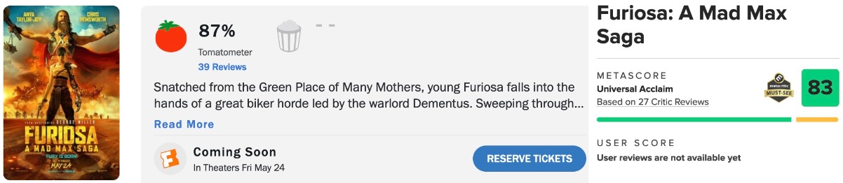 На премьере в Каннах критики остались в восторге от «Фуриосы» Джорджа Миллера - изображение 1 На премьере в Каннах критики остались в восторге от «Фуриосы» Джорджа Миллера - фото 1