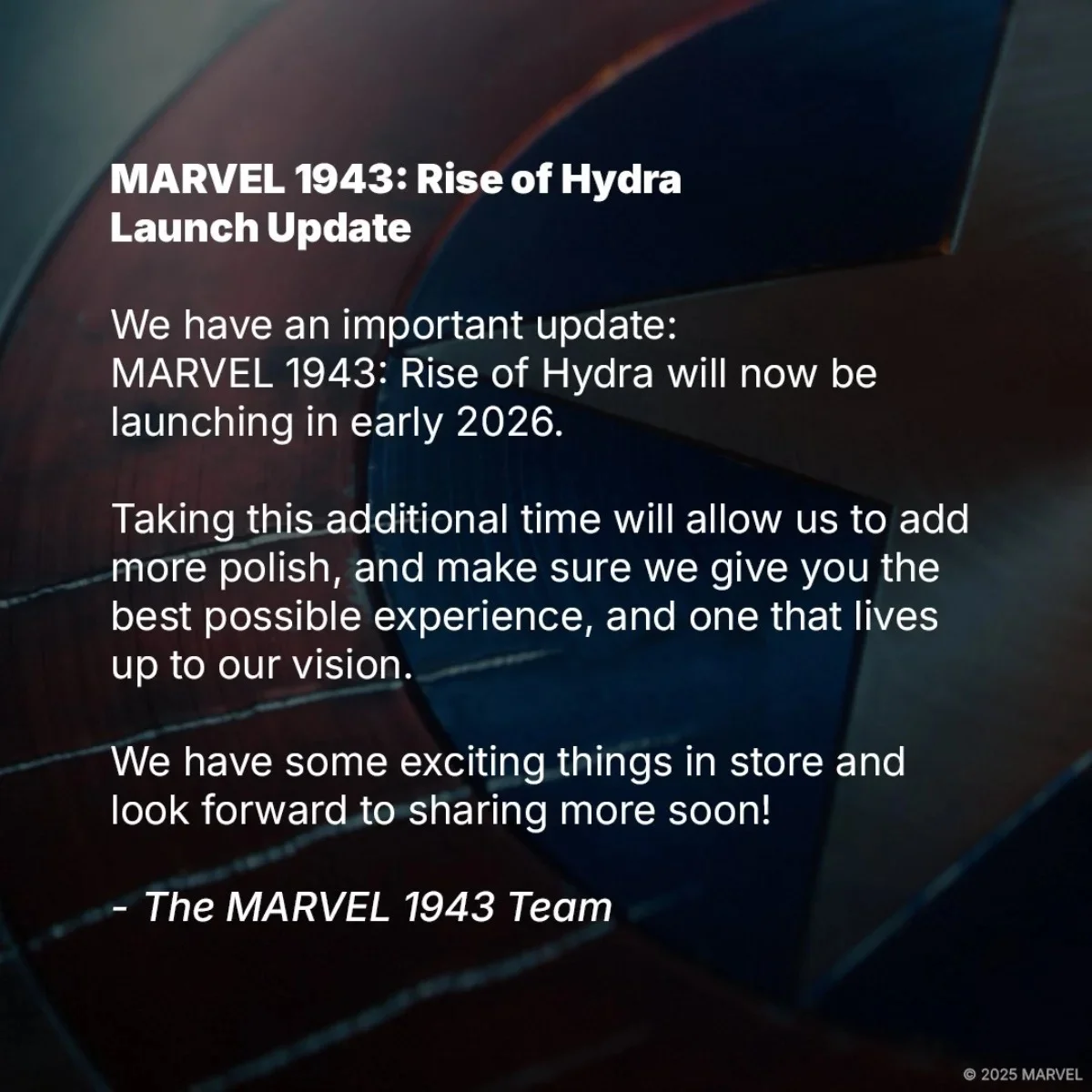 Возвышение «Гидры» откладывается: Marvel 1943: Rise of Hydra переехала на 2026 год - изображение 1 Возвышение «Гидры» откладывается: Marvel 1943: Rise of Hydra переехала на 2026 год - фото 1