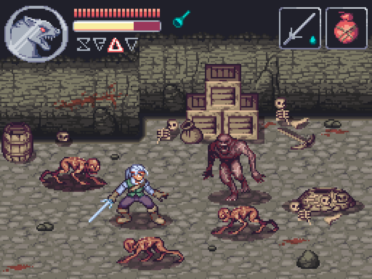 Российский художник нарисовал пиксельный арт по «Ведьмаку 3» - фото 1