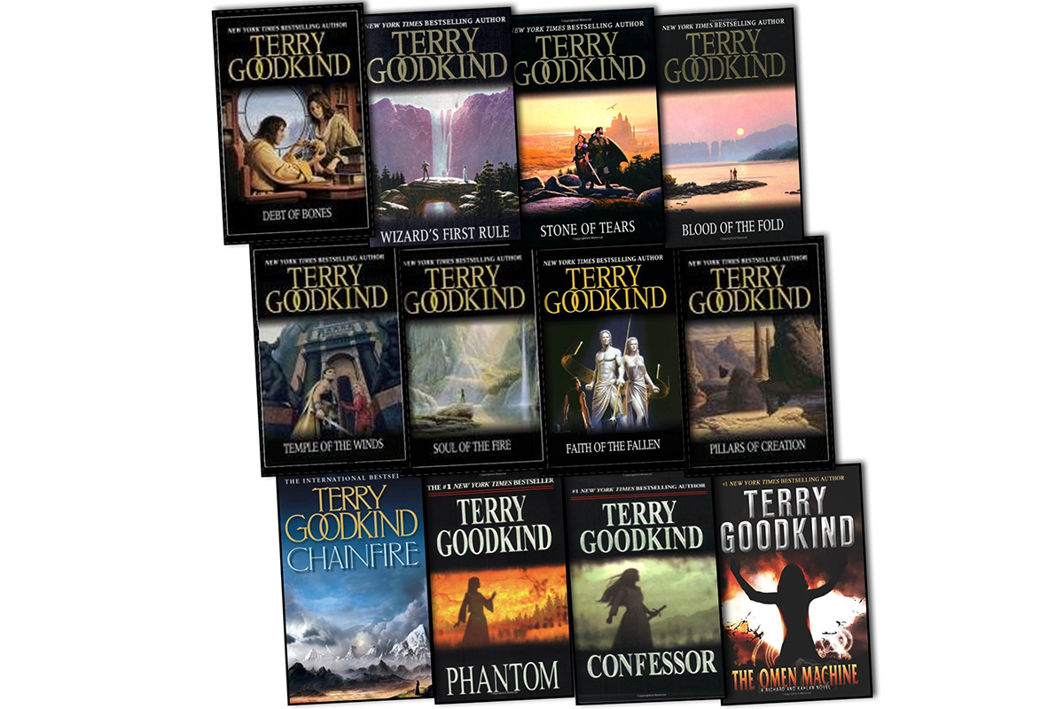 Обложки цикла «Меч истины» — классическое фэнтези