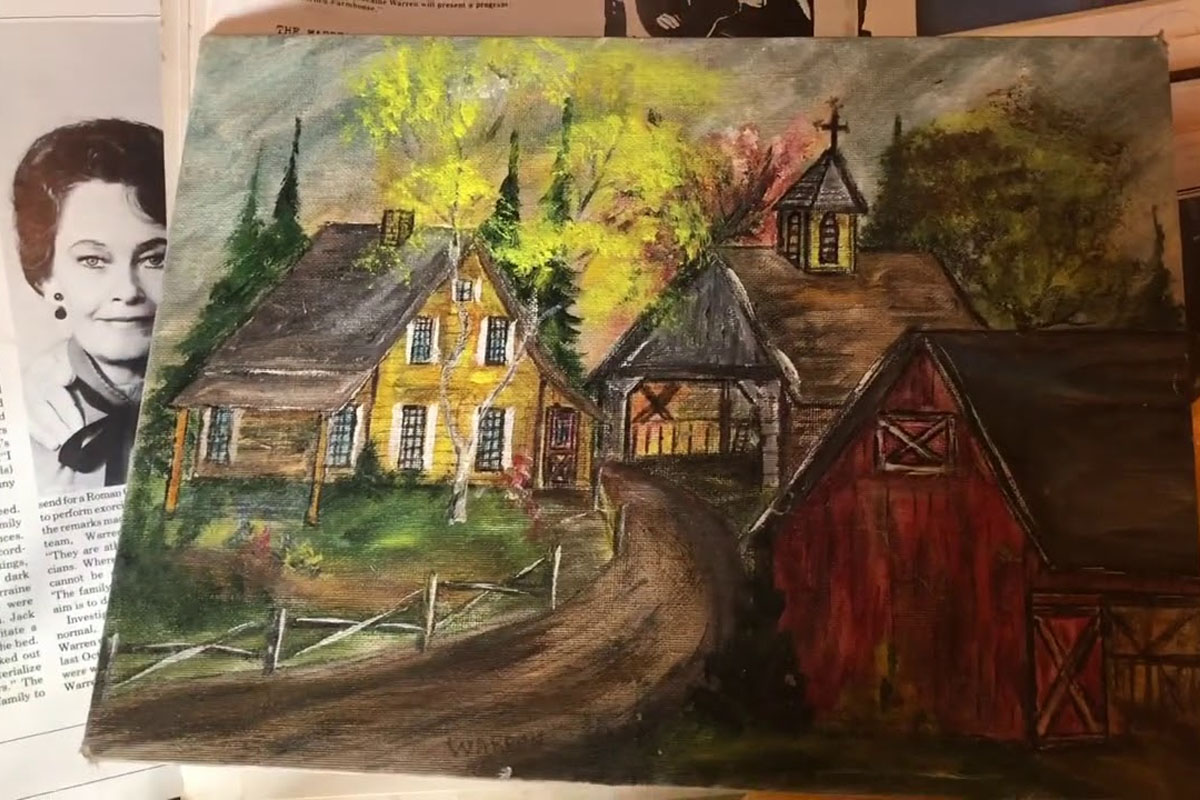 Одна из картин Эда Уоррена

Кадр из видео с официального YouTube-канала семьи Уоррен