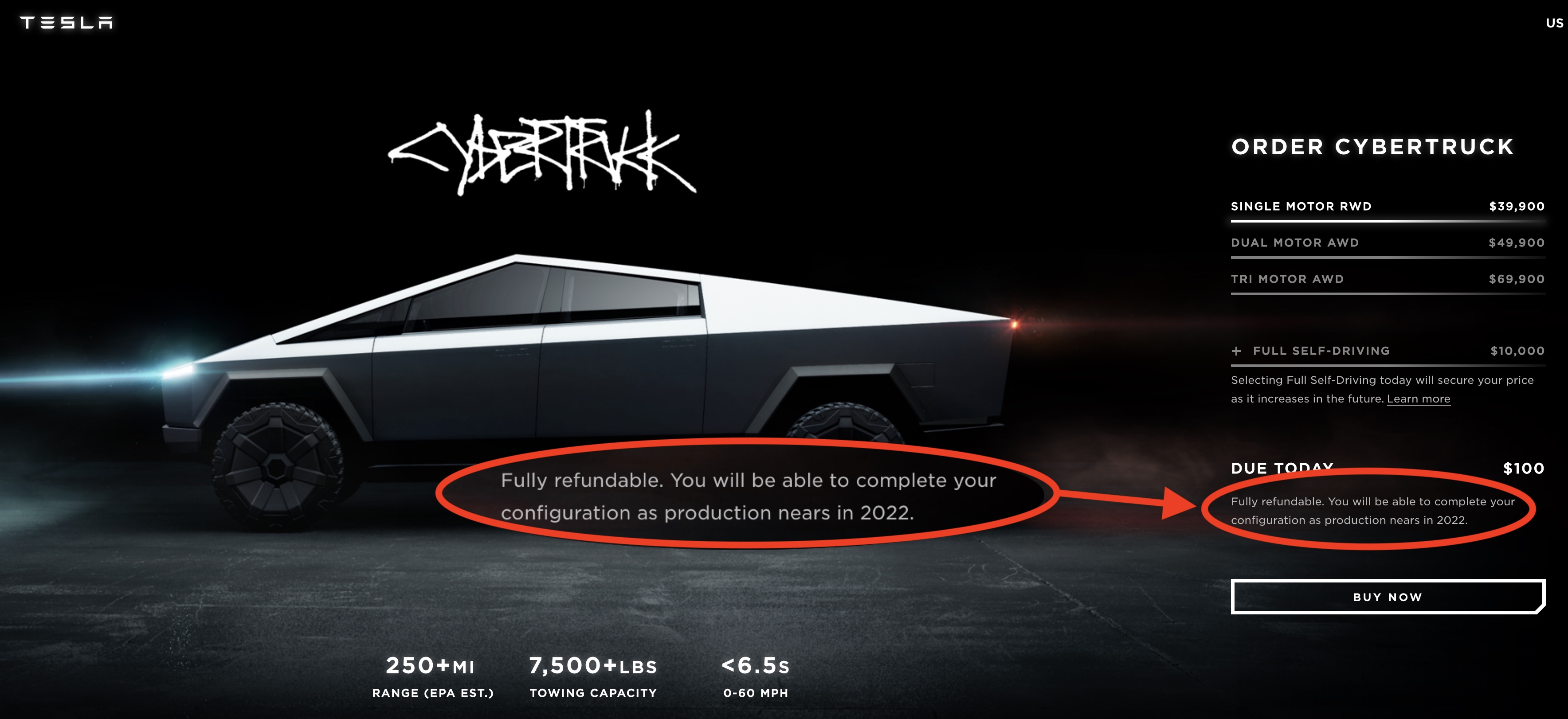 Релиз электропикапа Cybertruck от Tesla отложили до 2022 года - фото 1