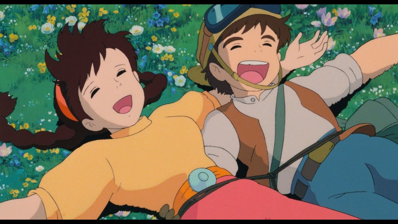 кадр из аниме **«Небесный замок Лапута»**