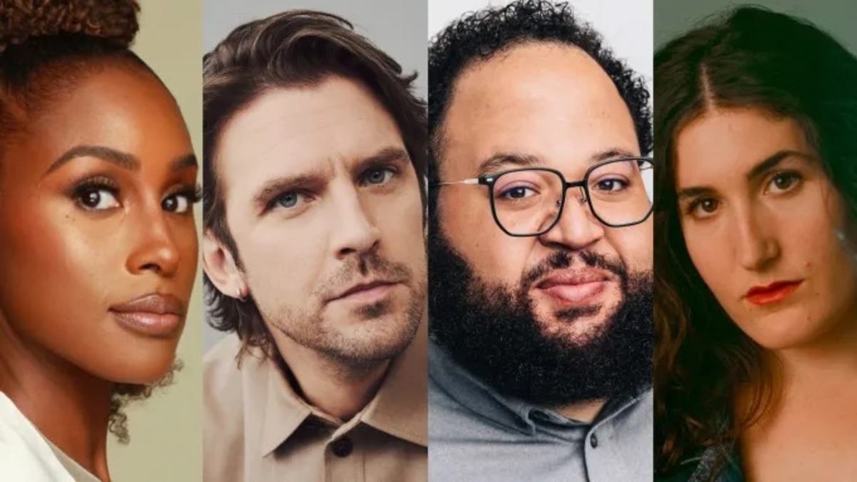 Исса Рэй, Дэн Стивенс, Зак Черри и Кейт Берлант. Фото: Tyren Redd/Bjorn Loos/Corinne Louie/Sela Shiloni.