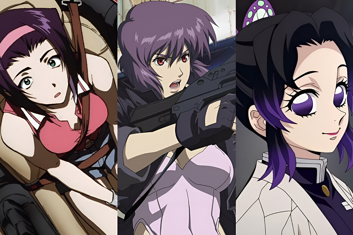 Примеры: Фэй Валентайн из «Ковбоя Бибопа», Мотоко Кусанаги из «Призрака в доспехах», Шинобу Кочо из «Клинка, рассекающего демонов»