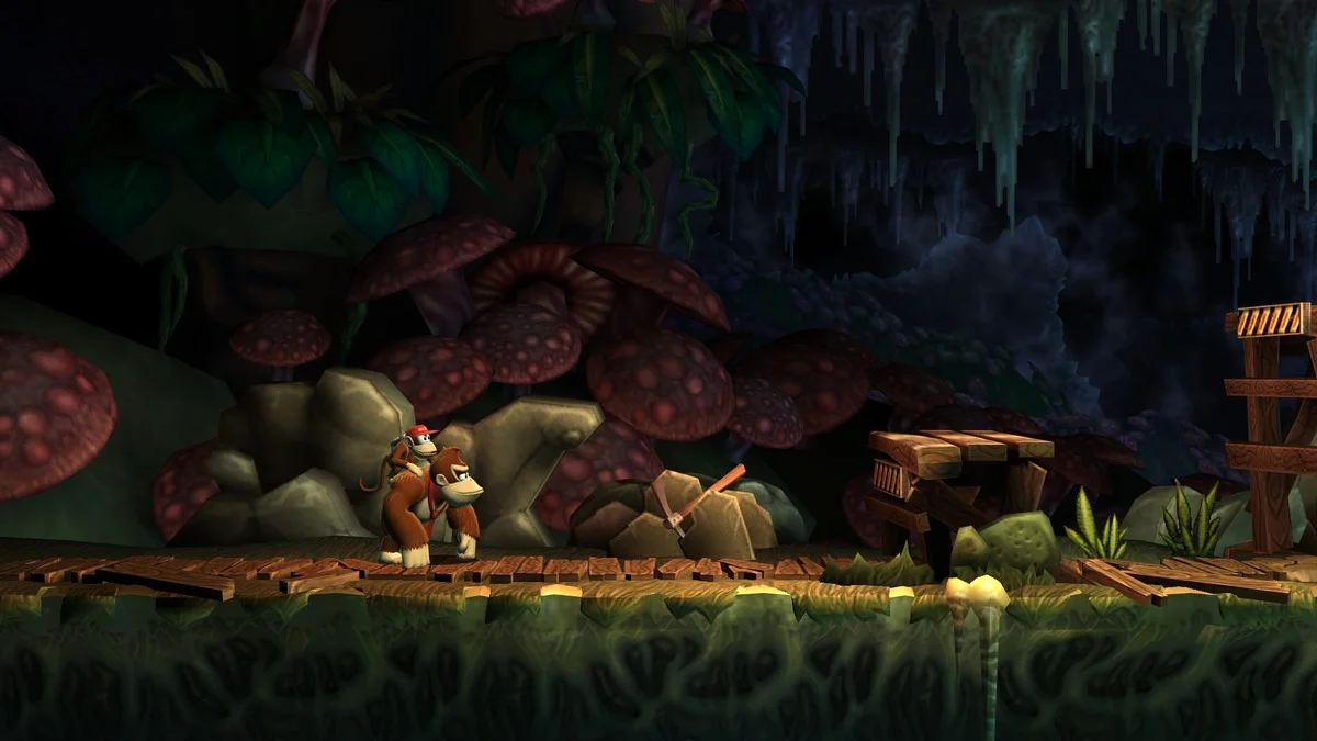 Скриншот игры Donkey Kong Country Returns