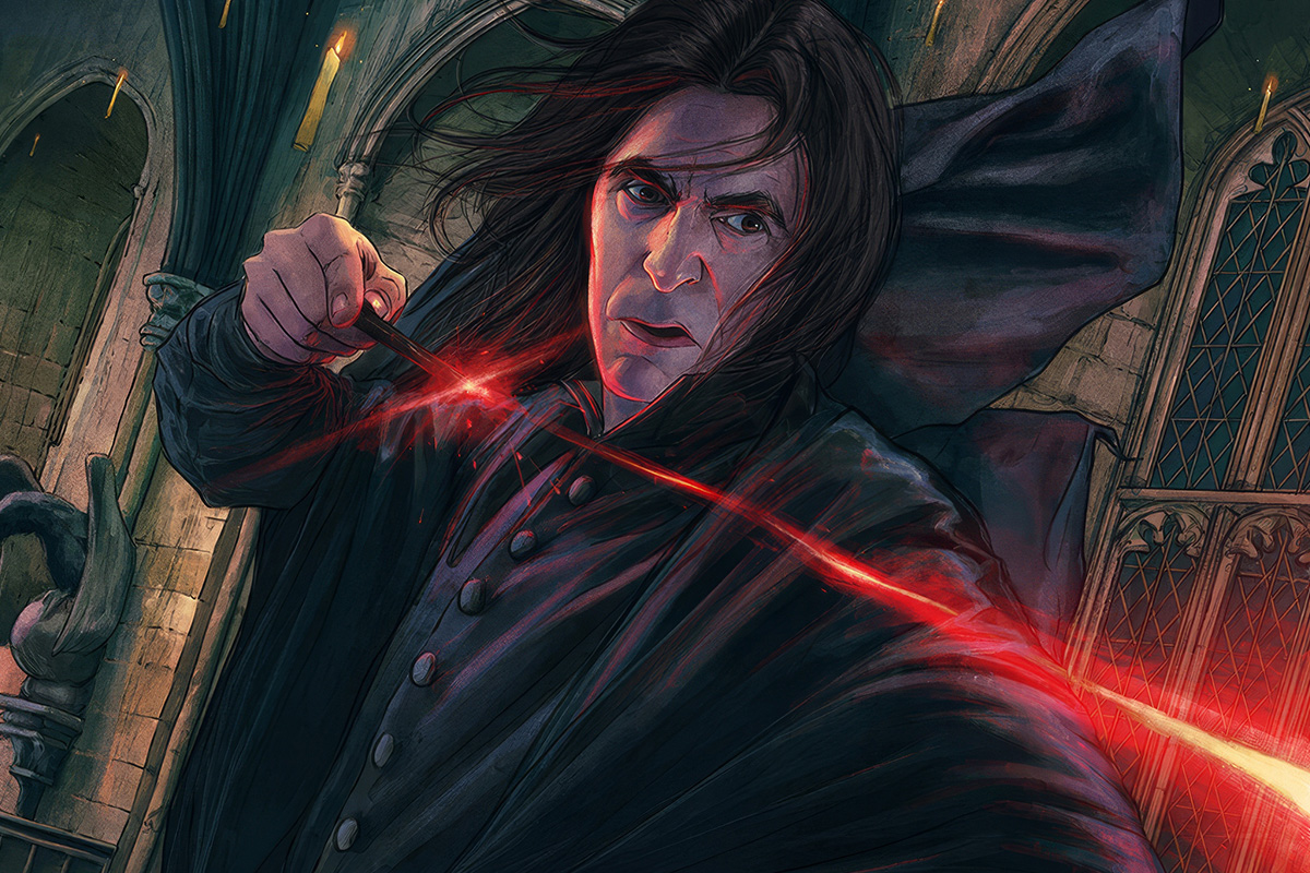 Дж. К. Роулинг признавалась, что Снейп — один из её любимых героев, и что его арку она продумала ещё до выхода первой книги

Автор арта: Владислав Пантич