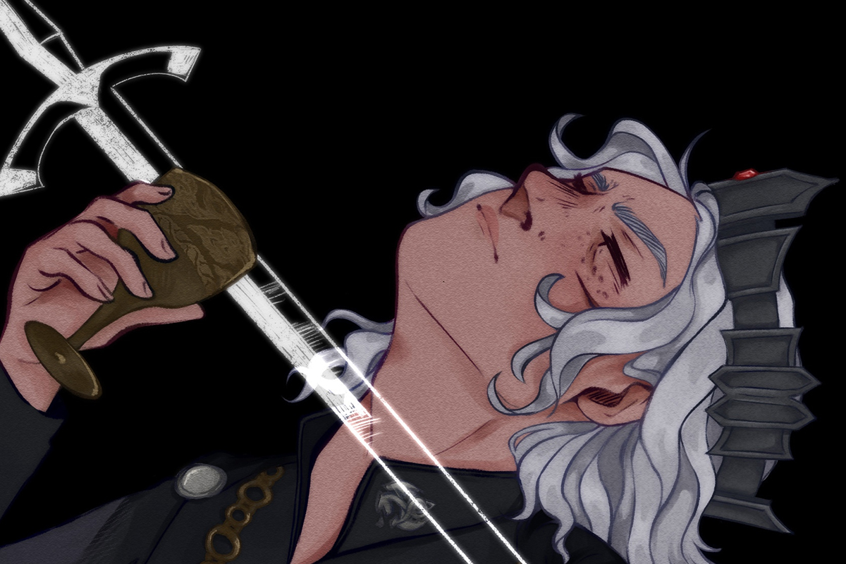 Эйгон II Таргариен из сериала «Дом дракона» 

Автор арта: auphaniim