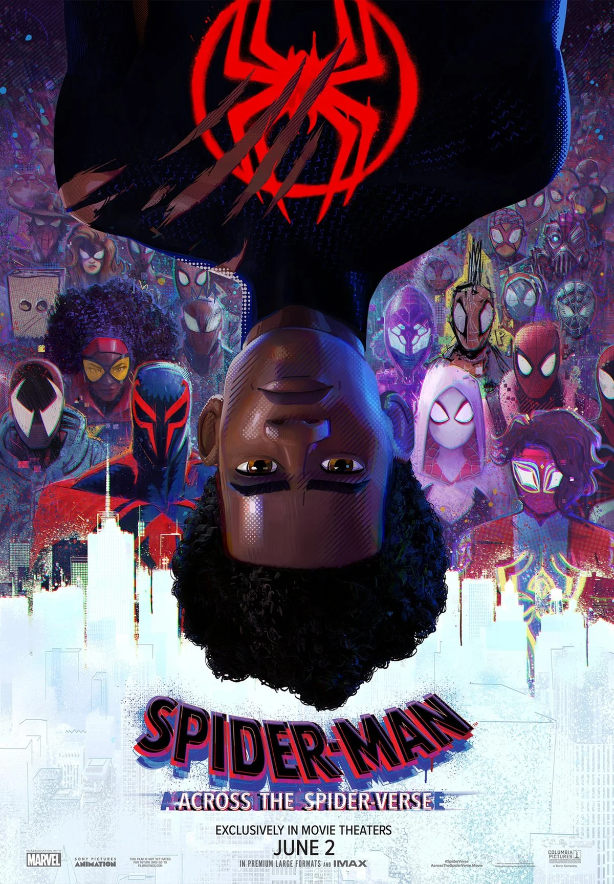 Опубликован первый постер анимационной ленты «Человек-паук: Через вселенные 2» - фото 1