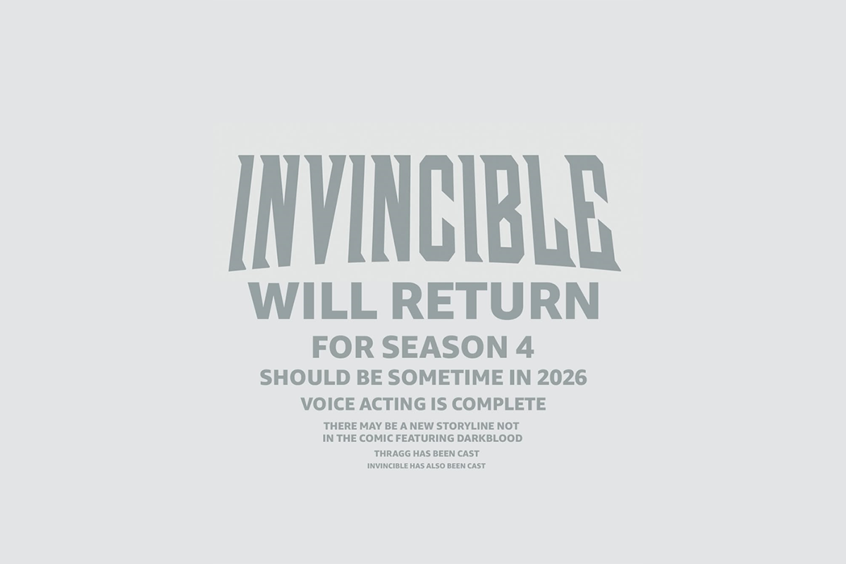 Авторы шоу «Неуязвимый» закончили озвучку 4-го сезона — он выйдет в 2026 году - изображение 1 Авторы шоу «Неуязвимый» закончили озвучку 4-го сезона — он выйдет в 2026 году - фото 1