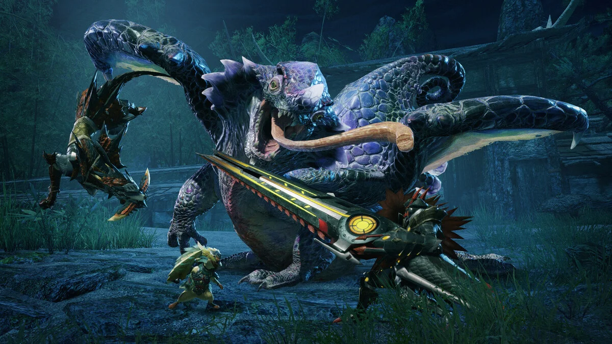 Скриншот игры Monster Hunter Rise
